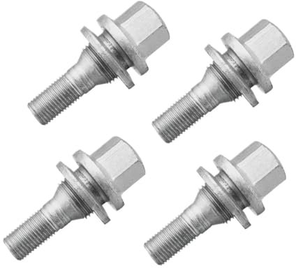 Siuku vis de Roue Compatible avec Peugeot pour 206 207 308 407 1007 2008 3008 boulons de Roue écrous Pneu vis moyeu de Roue vis Boulon 9817024580 540567