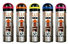 BOMBE FLUO CERISE TRAVAUX PUBLIC