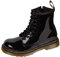 Dr. Martens DELANEY, Stivali Unisex Bambino, Nero (Black Patent Lamper), 29