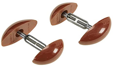 MEDca Écarteur de Chaussure Vendu en Paquet de 2 Couleur MARRON, Mini Embauchoirs