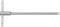 PB Swiss Tools T-Griff Innensechskant mit Gleit-Quergriff PB 1204.3 (3 mm) | 100% Swiss Made | Sechskant Schraubendreher für Profi, Heimwerker, Handwerker
