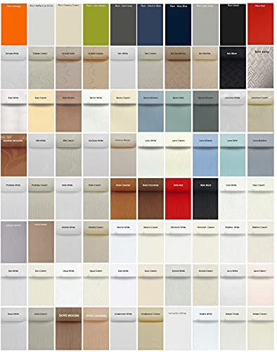 Vertical Blind Replacement Slats (3.5 Wide - Various Pack Quantities) Including Hangers, Weights and Chain, Any size up to 2500mm !!...!! (30)