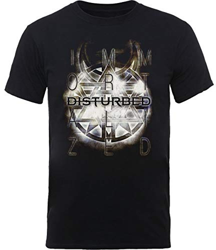 Rocks-Off Herren Disturbed Symbol T-Shirt (1er Pack)