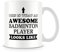 Sport-Tasse – Awesome Badminton Player – tolle Geschenkidee