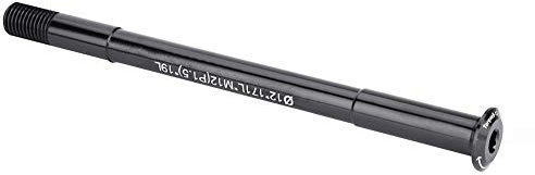 Dilwe Adapter für Durchsteckachse, Achse für Vorderradnaben aus Aluminiumlegierung, für Rennrad, Mountainbike (Ø 12 x 171 L x M12 (1,5) x 19 l
