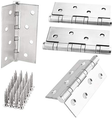 OTOTEC Ball Bearing 4 X3 Door Hinge Heavy Pin Hardware Stainless Steel