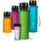 720°DGREE Trinkflasche 1l “uberBottle“ softTouch +Früchtebehälter - BPA-Frei - Schlanke Wasserflasche für Sport, Fitness, Fahrrad, Uni, Outdoor - Tritan Sportflasche Leicht, Stoßfest, Wiederverwendbar