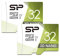 Silicon Power Lot de 2 Cartes microSD Haute Vitesse avec Adaptateur 32 Go