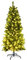 RELAX4LIFE Albero di Natale, Artificiale Illuminato, Albero di Natale Illuminato in PVC, con Luce LED e Supporto in Metallo, Verde, 150CM/180CM/210CM (150cm)
