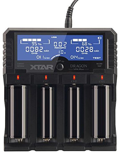 Xtar Dragon VP4 Plus Ladegerät mit 4 Anschlüssen