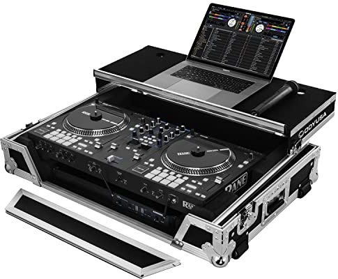 Odyssey Cases Rane One Flightcase mit 1U Rack Space und Gleitplattform, Schwarz, Nützlich