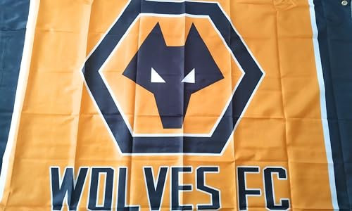 wolves FC colours flag 5x3