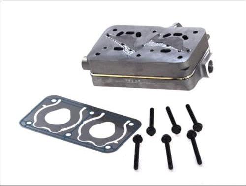 Culasse de cylindre, compresseur d'air comprimé WABCO 412 704 932 2