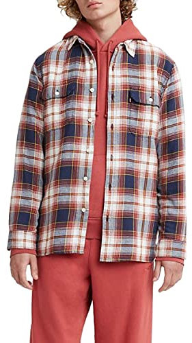 Levi's Chemise Carreaux, Bleu, XXL, (119228VTAH21T2XL)