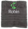 Personalisiertes Handtuch mit Namen Schön gestickter Name Handbadetuch 100% Baumwollhandtuch Personalized Custom Towel with Name (140 x 70 cm, Golf)