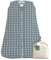 molis&co - Baby Schlafsack 2.5 TOG - Ganzjahres Schlafsack - Babyschlafsack Neugeborene - 100% Baumwolle (Oeko-TEX 100), ärmellos Winterschlafsack wattiert - Premium Qualität - Merlot Check (95 cm)