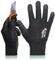 DEX FIT Guantes Anticortes de Nivel 5 Cru553 Prime, Ajuste Cómodo Elástico 3D, Buen Agarre, Recubrimiento de Espuma Duradero de Nitrilo, Táctil, Fino y Ligero, Lavable; Negro XS (6) 1 par