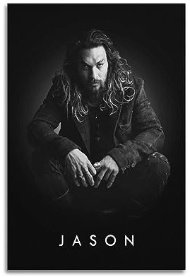 VZRSQZK Schauspieler Jason Momoa Poster, dekoratives Gemälde, Leinwand, Wandposter und Kunstdruck, modernes Familienschlafzimmer-Dekor-Poster, 20 x 30 cm