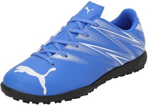 PUMA Unisex Kids Attacanto Tt Jr Sneaker, Bluemazing Puma White, 13 UK
