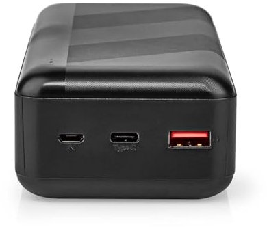 powerbank - 32000 mAh - 2.4/3.0/3.25 A - Anzahl der Ausgänge: 2 - Ausgangsanschluss: 1x USB-A / 1x USB-C - Eingangsverbindung: 1x Micro USB / 1x USB-C - PD3.0 45W / PD3.0 65W