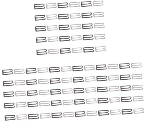 EXCEART 90pcs Buckle Adjustment Straps Non-slip Extender Clips Seamless Straps Waist Tightener Clips for Women Girls