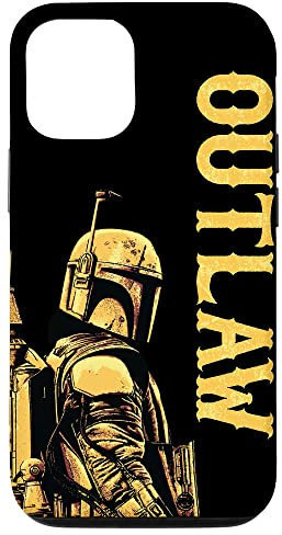 Hülle für iPhone 12/12 Pro Star Wars Das Buch von Boba Fett Outlaw Black