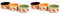 Rosewood Stoneware Carrot Ceramic Pet Bowl (Assorted Colours) (Pack of 2)