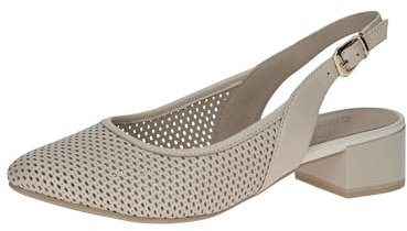 CAPRICE Damen 9-29602-44 Pumps, Cream Nappa, 41 EU Weit