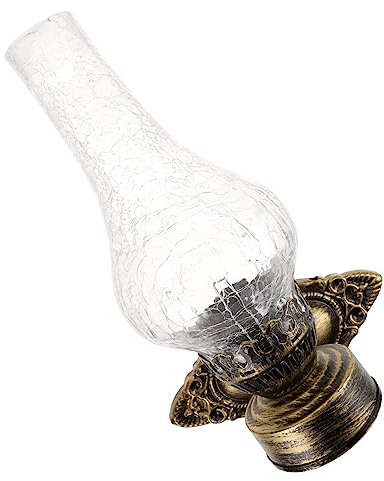 Hemobllo Retro-wandlampe Aus Metall Und Glas Kreative Vintage-wandleuchte Für Wohnzimmer Flur Balkon Und Innenräume Schicke Beleuchtung Für Amerikanisches Retro-stil-dekoration