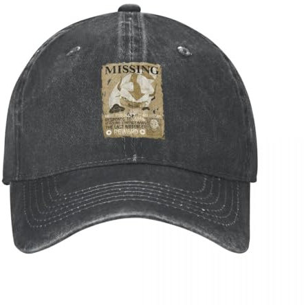 AEIKHAEC Hüte Mode Unisex Baseballkappe mit fehlendem Poster getragen Anime Denim Hut Snapback für Outdoor-Workouts Appa Der letzte Luftbändiger Weihnachten Geburtstagsgeschenk