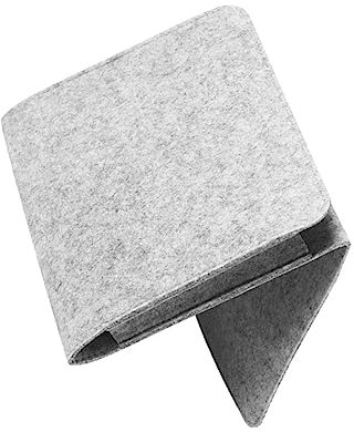 OFFSCH Hair Felt Bedside Storage Pouch Side Bed Storage Pocket for Dorm Organizer