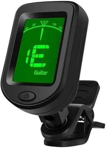 Stimmgerät für Akustikgitarre - Stimmgerät für E-Gitarre | für Akustikgitarre mit digitalem elektronischem Tuner | Stimmgerät für Violine Bass Ukulele Einfache Montage