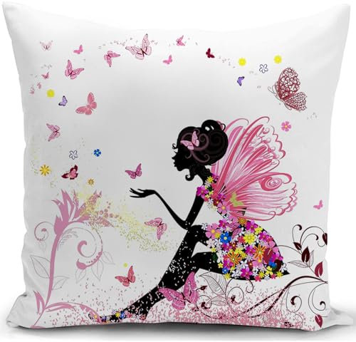 HUASHUZI Kissenbezug 40x40 cm Kissen deko für sofakissen kissenbezüge dekokissen couchkissen kissenhülle Sofa Schlafzimmer Wohnzimmer Zimmer zierkissen