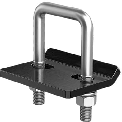 Anhängerkupplung Stoßdämpfer-Anhänger-Stabilisator, Robuster Fahrzeug-Retraktor for 1,25 Und 2 Zoll Anhängerkupplung, U-Bolzen, Schwenkhalterung, Stoßdämpfer-Clip, Abschlepp-Clip Hohe Tragkraft