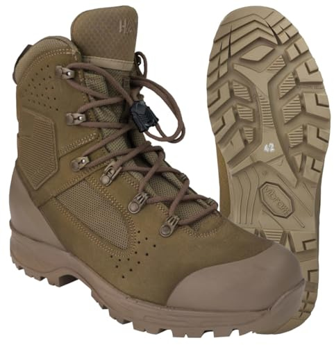 HAIX Bottes de combat originales de la Bundeswehr Nepal Pro Coyote *Modèle spécial* Bottes tropicales OTAN 2ème choix, Coyote, 43 EU