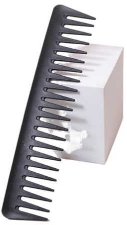 Peine 1/4 Peine Desenredante De Dientes Anchos For Cabello Rizado, Húmedo Y Seco, Sin Mango, Ideal For Pelucas Naturales(Color02)