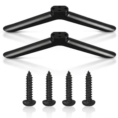 TV Legs,Universal TV Stand,Universal TV Legs Stand Base Replacement Bracket | Easy Installation with Included Screws for Universals TVs Leg Television Table Stands Base Replacement