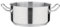 Vogue Stainless Steel Casserole Pan 24cm - All Hobs Including Induction, Strong Handles, Easy Pour T149