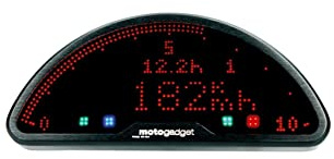 motogadget Tachometer, Motoscope pro Dashboard (Black)