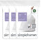 simplehuman CW0252 code C Custom Fit Bin Liner Bulk Pack, White Plastic (3 Pack of 20, Total 60 Liners)
