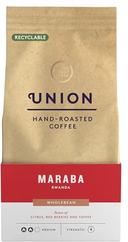 Union Hand Roasted Coffee Union Hand Roasted Maraba Rwanda Wholebean, 200g