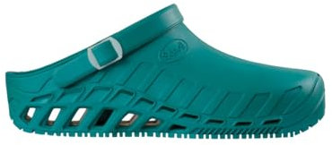 Scholl Clog Evo, Zoccoli Sanitari Medicali Unisex - Adulto, Verde, 38/39 EU