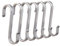 Heavy Duty 304 Stainless Steel S Shaped Metal Hanging Hooks for Hanging, Metal Kitchen Pot Pan Hanger Storage Rack Closet S Type Hooks(10PCS)