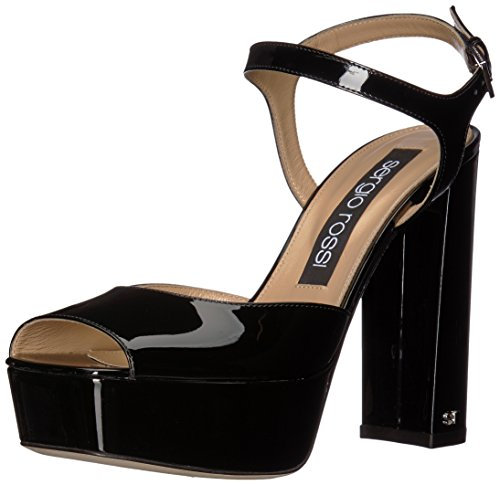 Sergio Rossi Damen Monica Plattform, Schwarz, 36.5 EU
