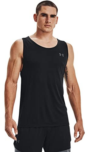 Under Armour Mens UA Tech 2.0 Tank T-Shirt - Black - XXXL