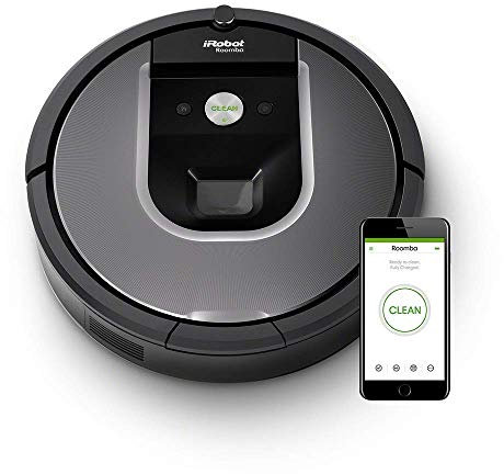 iRobot Roomba 960 Robot Vacuum Cleaner, WiFi Connected and Programmable via App, Silver