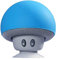 Altavoz de Hongos Bluetooth para iPhone 11 Pro MAX Smartphone Ventosa Altavoz Micro Mini (Azul)