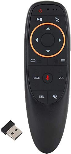 Air Maus Fernbedienung,2.4G Wireless Voice Airmouse Airmaus Fernbedienung Tastatur mit 6 Axis Gyroskop für Smart TV, PC, Android TV Box, Laptop, Projektor