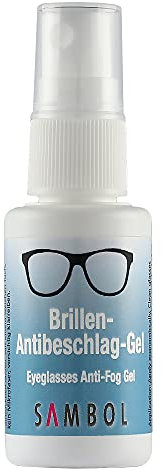 Brillen Antibeschlag Spray 30 ml für alle Brillengläser! - Hilft gegen beschlagene Brille Antibeschlagspray Brille