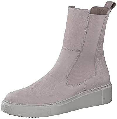 Paul Green Damen Chelsea-Boots, Damen Chelsea Boots,Women's,Lady,Ladies,Boots,Stiefel,Bootee,Booties,halbstiefel,Kurzstiefel,Hellgrau,40.5 EU / 7 UK